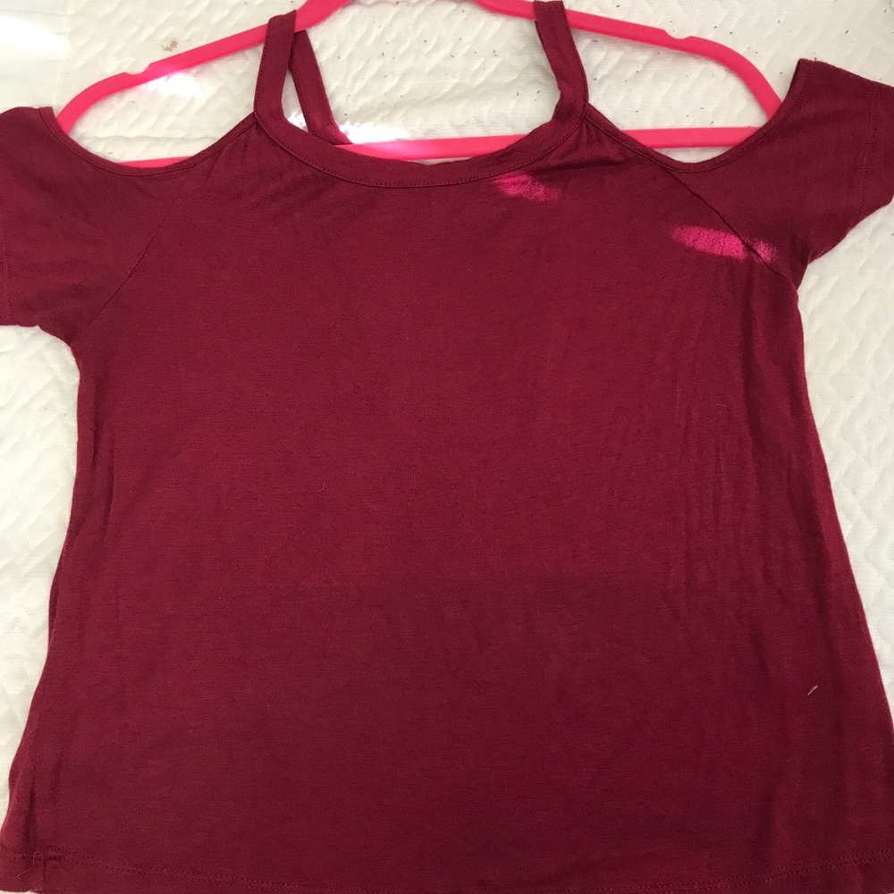 Cold shoulder top